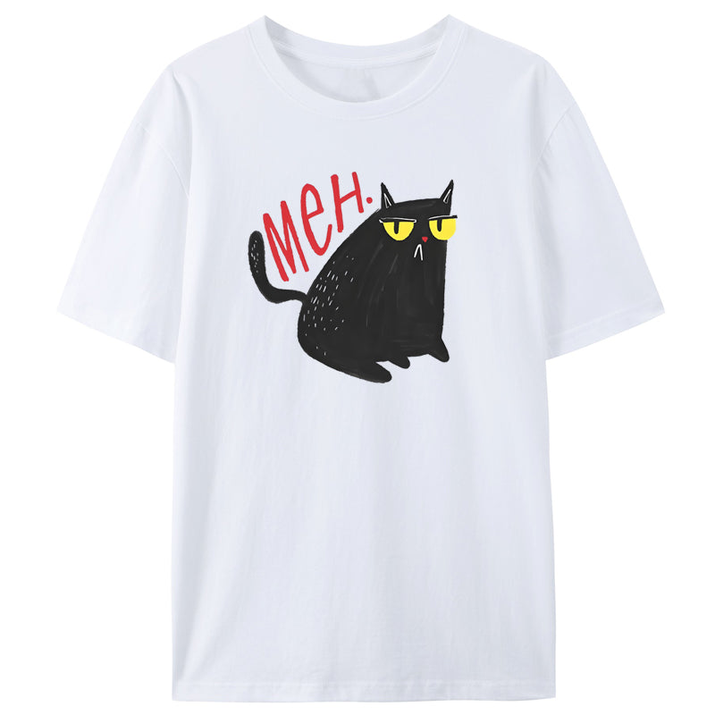 Hand Drawn Black Cat Classic T-Shirt