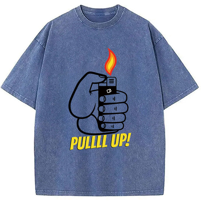 PULLLL UP! Washed T-Shirt