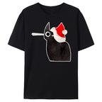 Black Cat and Santa Hat  Classic T-Shirt