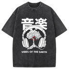 Music DJ Hip Hop Washed T-Shirt