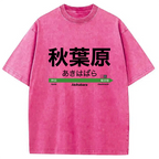 Akihabara Station Washed T-Shirt