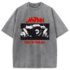 Japan Life in Tokyo Sylvian Synth Washed T-Shirt