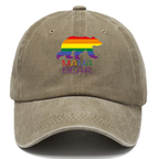 LGBT Pride Mama Bear Washed Cap