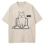 MINE Cat Washed T-Shirt