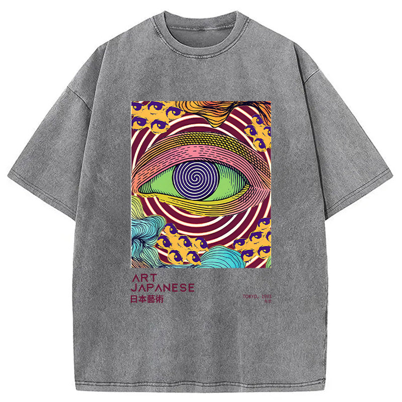 Illusion Eye Washed T-Shirt