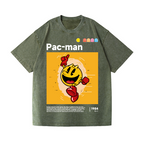 Pacman Vintage Wash Japanese Design T-Shirt