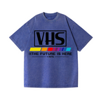 VHS 1976 Vintage Wash Japanese Design T-Shirt