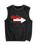 Salaryman Vintage Distressed Washed Tank Top