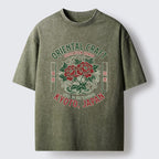 Elegant Oriental Craft Washed T-Shirt