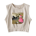 I'm Really Just A Sweet Girl Sleeveless Crop Top