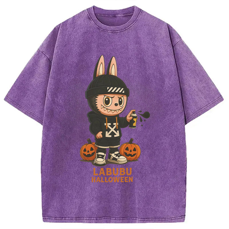 Labubu Halloween Washed T-Shirt