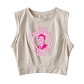 But Daddy I Love Him Sleeveless Crop Top