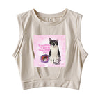 If You Were a TV Show Sleeveless Crop Top