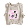 If You Were a TV Show Sleeveless Crop Top