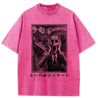 Office Worker The Scream Washed T-Shirt