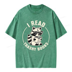I Read Trashy Books Unisex Washed T-shirt