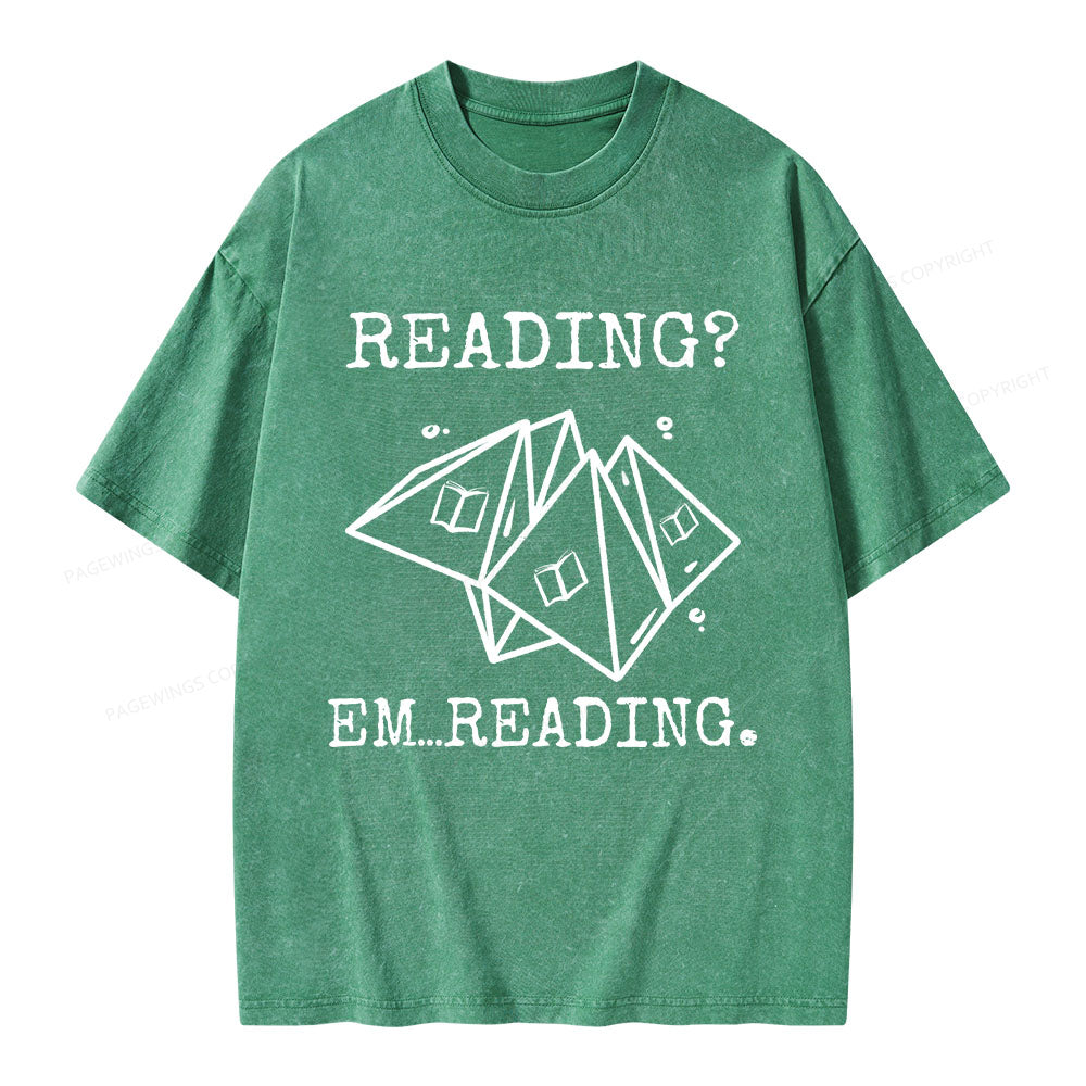 Reading Em...Reading Unisex Washed T-shirt
