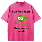 Funny Frog Kanji Washed T-Shirt