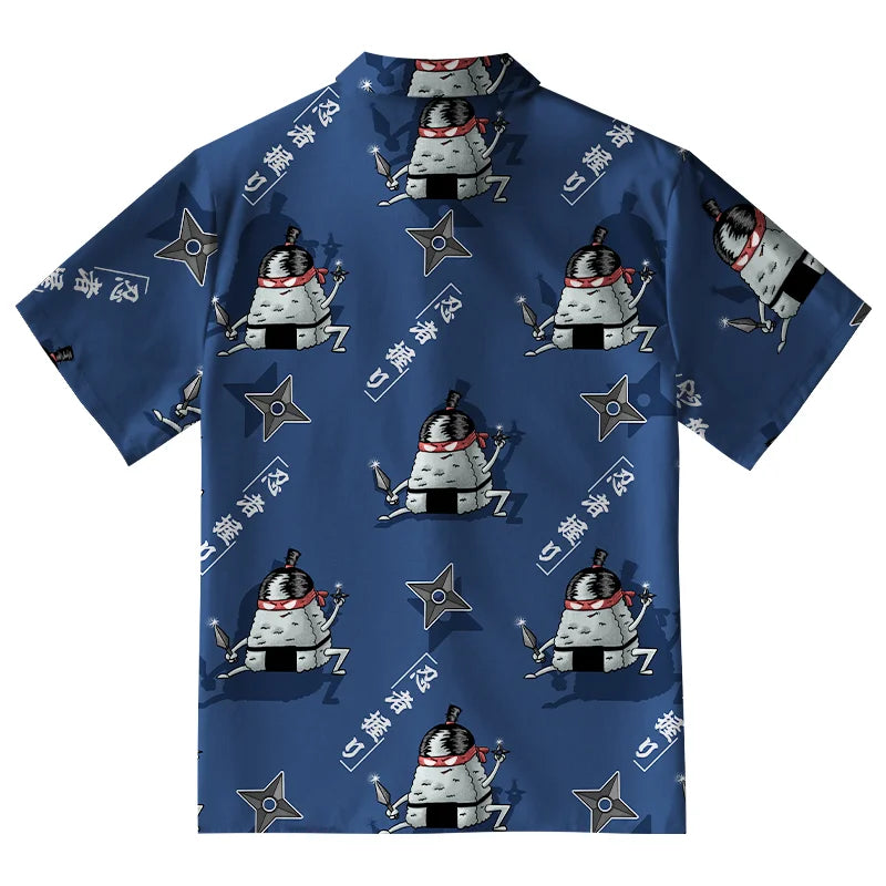 Ninja Onigiri Button-up Shirt