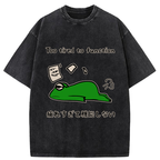 Too Tired To Work Properly Washed T-Shirt