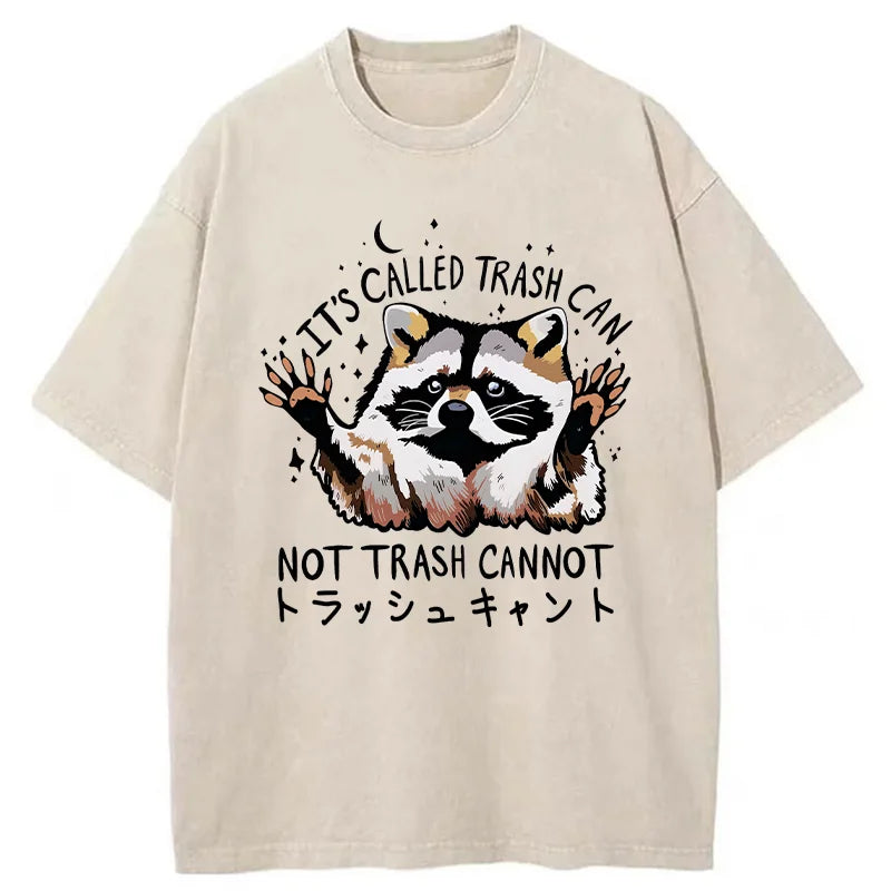Adorable Raccoon Washed T-Shirt
