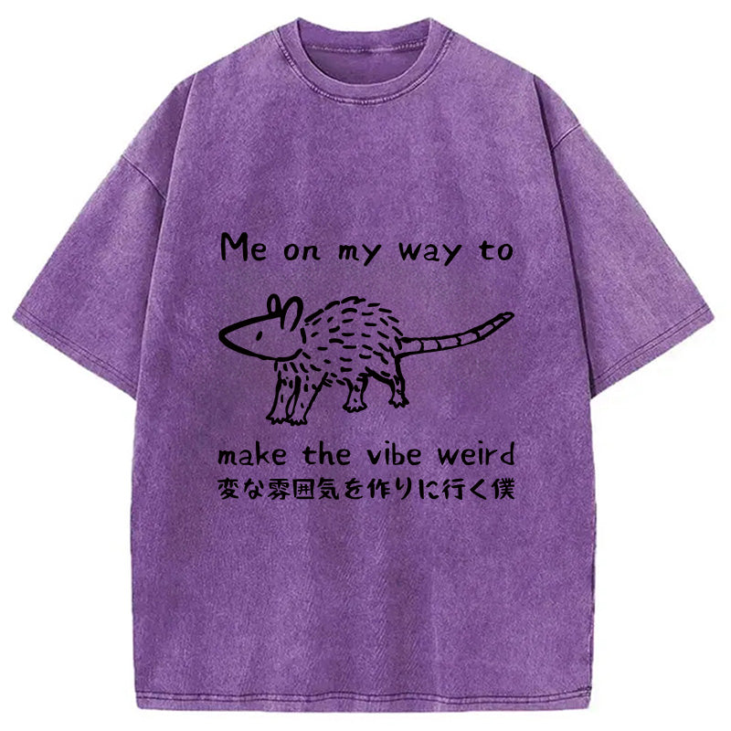 Making The Vibe Weird Washed T-Shirt