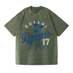 Dodger Vintage Wash Japanese Design T-Shirt