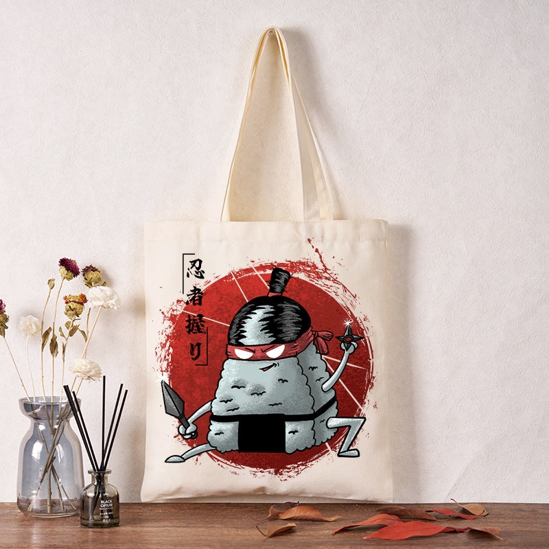 Rice Ball Ninja Tote Bag
