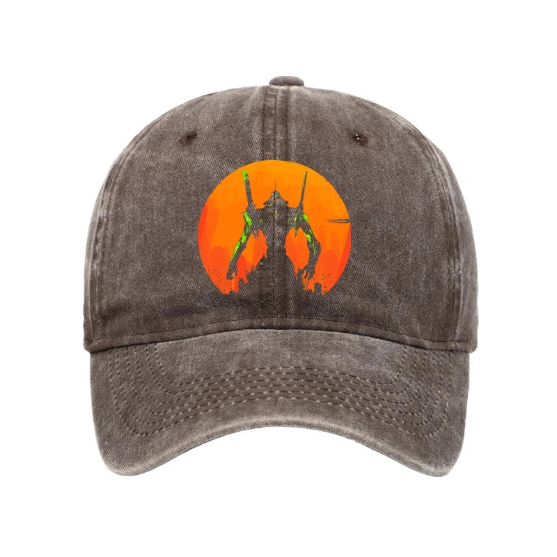 Robot Warrior Vintage Washed Cap
