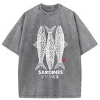 Sardines Market Washed T-Shirt