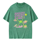 Unisex Amaze Printed Washed Tee