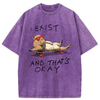 Unisex Existentially Chill Washed T-Shirt