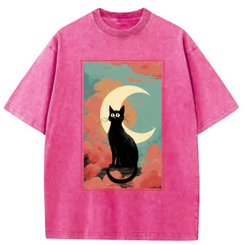 Unisex The Crescent Watcher Washed T-Shirt
