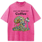 Unisex Poisoned Coffee Washed T-Shirt