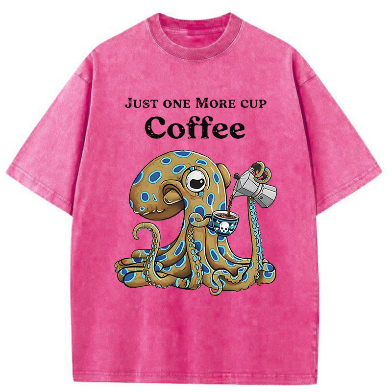 Unisex Poisoned Coffee Washed T-Shirt