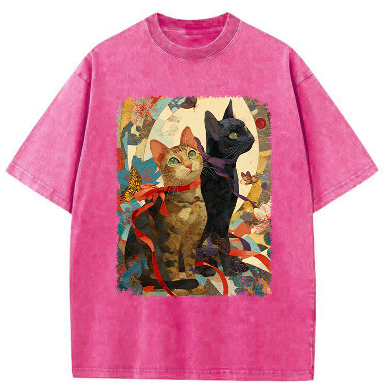 Unisex Ribbon Riot Washed T-Shirt