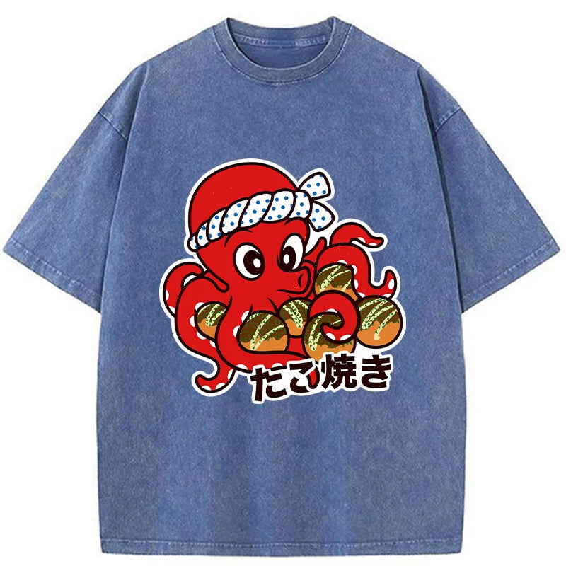 Homemade Takoyaki Washed T-Shirt