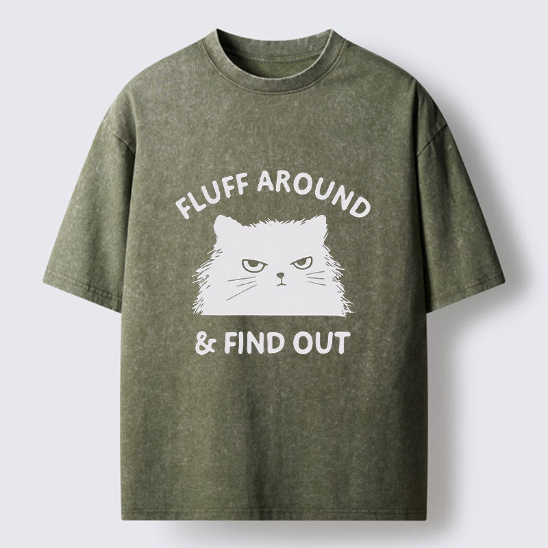 Unisex Cat's Mockery Washed T-Shirt