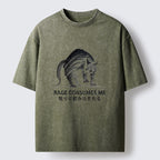 Unisex Rage Consumes Cat Washed T-Shirt