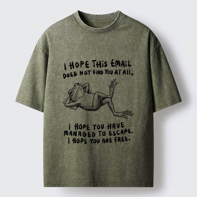 Unisex I Hope You Can Be Free Washed T-Shirt