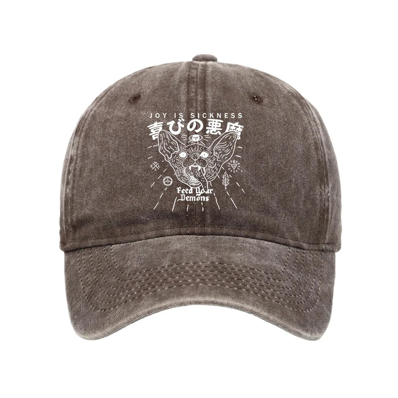 Joy Is Sickness Washed Cap