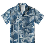 Palm Tree And Flying Birds Aloha Hawaiian Shirt