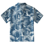 Palm Tree And Flying Birds Aloha Hawaiian Shirt