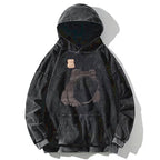 Matsumoto Hoji Woodblock Print Frog Washed Hoodie