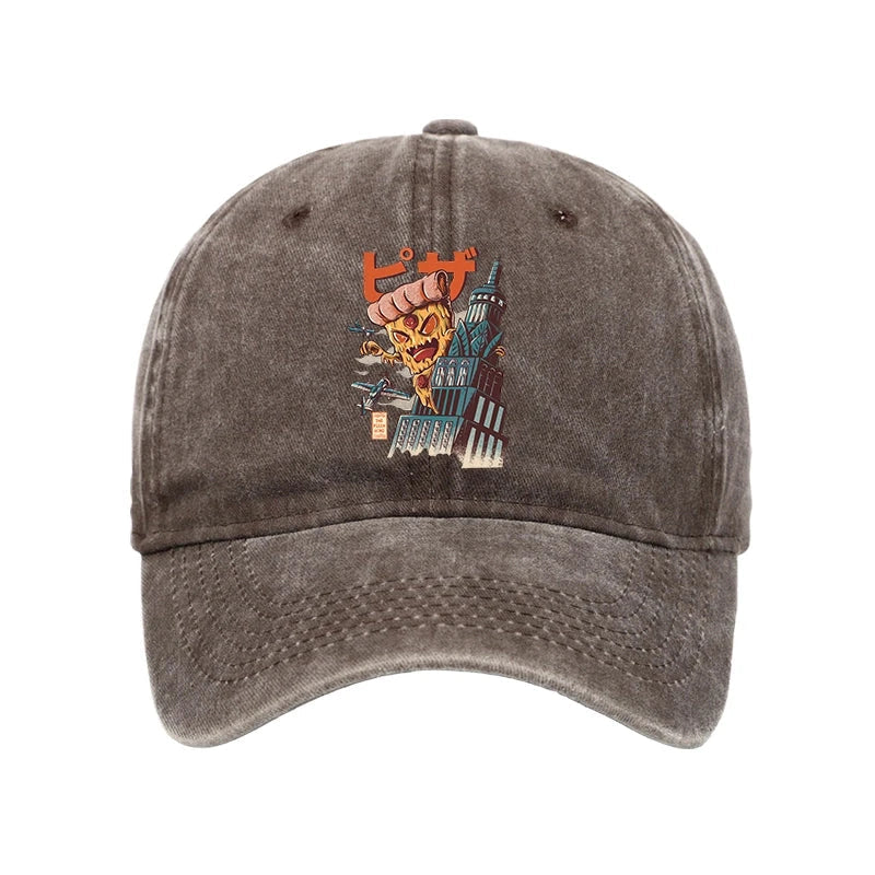 Great Pizza Kaiju Japanese Washed Cap