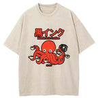 Black Ink Coffee Japanese Washed T-Shirt