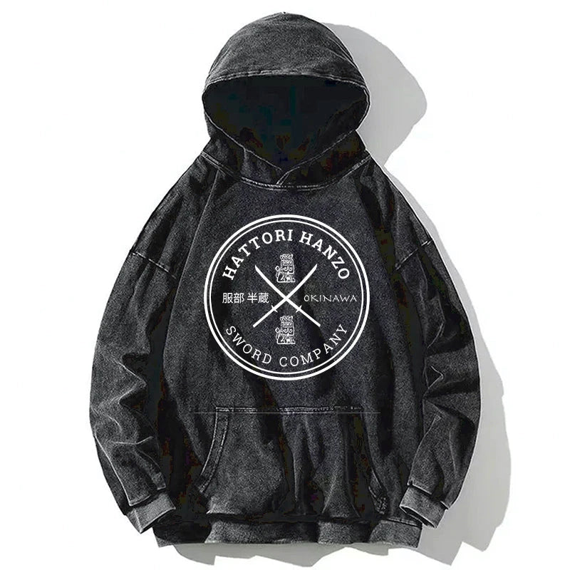 Hattori Hanzo Sword Company Washed Hoodie