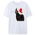 Black Cat and Santa Hat  Classic T-Shirt