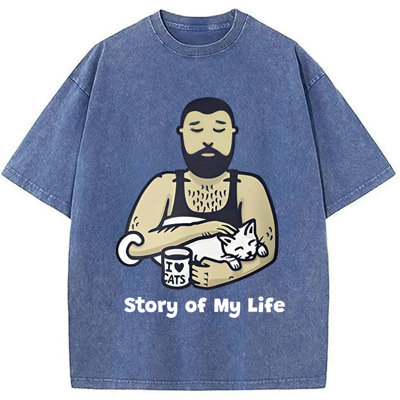 Story of My Life Washed T-Shirt