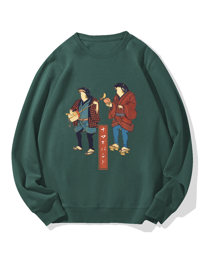 Catfish Band Cotton Sweatshirt